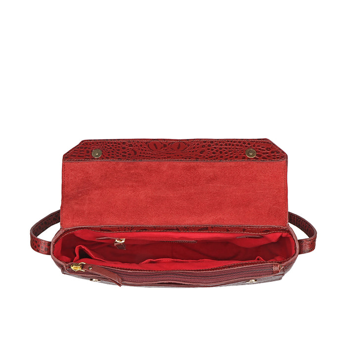 Tequila 04 Marsala Leather Crossbody