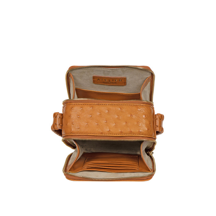 Terra 02 Brown Leather Shoulder Bag