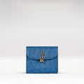 Terra W1 Blue Leather Bi-Fold Wallet