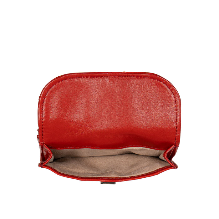 Terra W1 Red Leather Bi-Fold Wallet