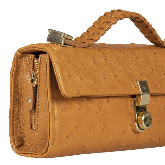 Terra W2 Tan Leather Sling Wallet
