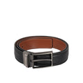 Thanos Antonio Men's Black Reversible Leather Belt