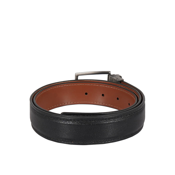 Thanos Antonio Men's Black Reversible Leather Belt