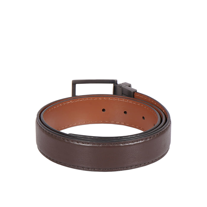 Thanos Antonio Men's Brown Reversible Leather Belt