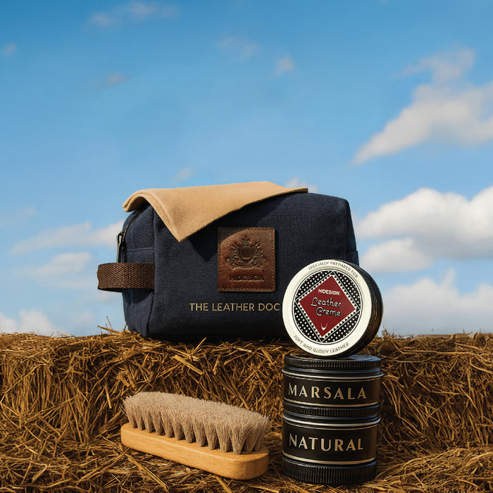 The Leather Doctor Blue Leather Leather Care Kit