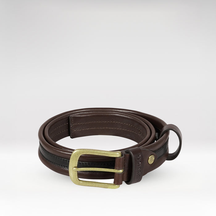 Thiago Iva Men's Brown Reversible Leather Belt