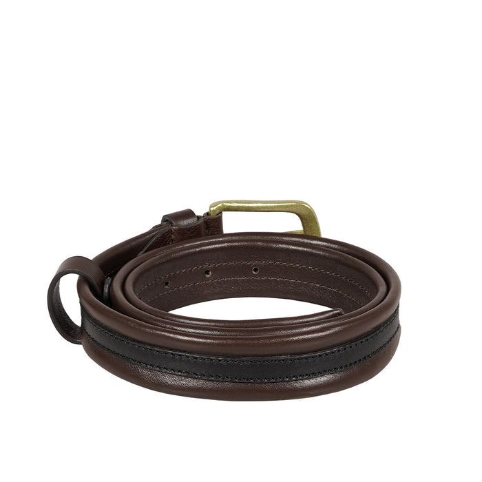 Thiago Iva Men's Brown Reversible Leather Belt