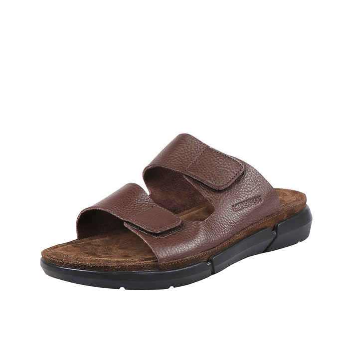 Tibet Men's Brown Leather Sandals