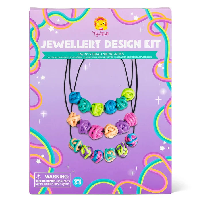 Tiger Tribe - Jewellery Design Kit Twisty Beads Necklaces