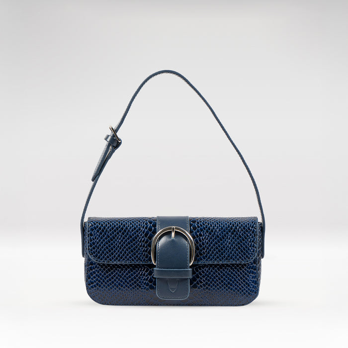 Tijiuana 05 Blue Leather Baguette