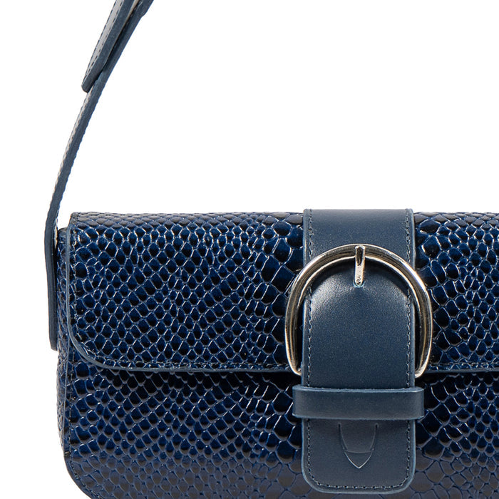 Tijiuana 05 Blue Leather Baguette