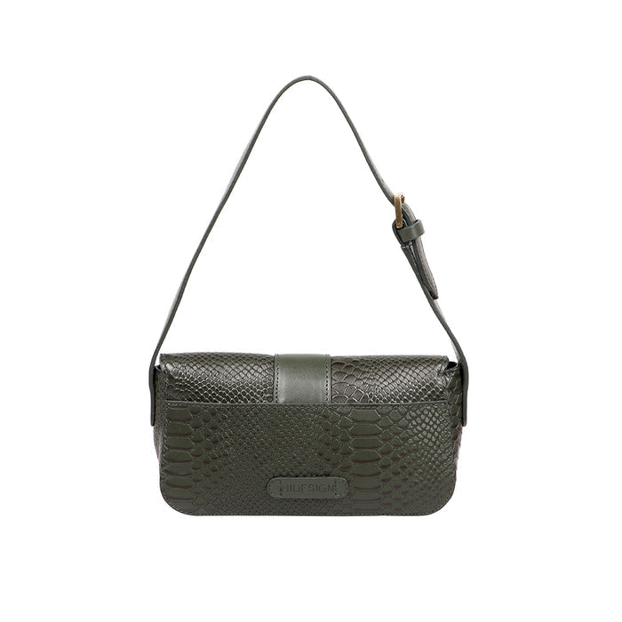 Tijiuana 05 Green Leather Baguette