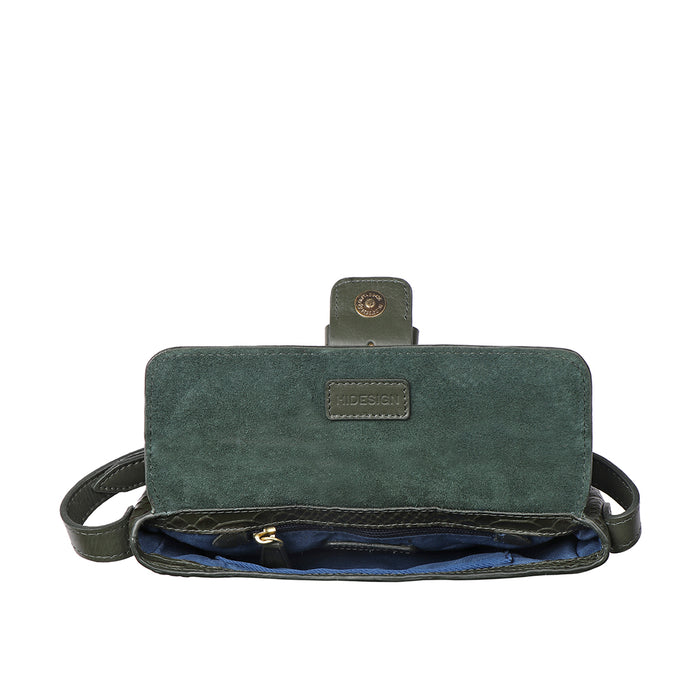 Tijiuana 05 Green Leather Baguette