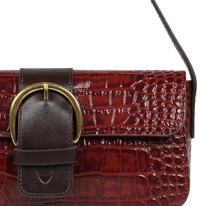 Tijiuana 05 Red Leather Baguette