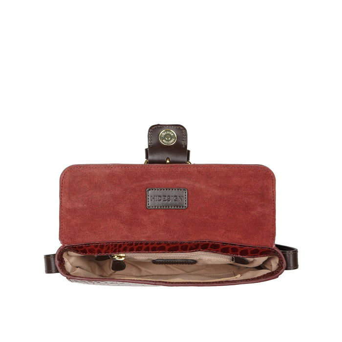 Tijiuana 05 Red Leather Baguette