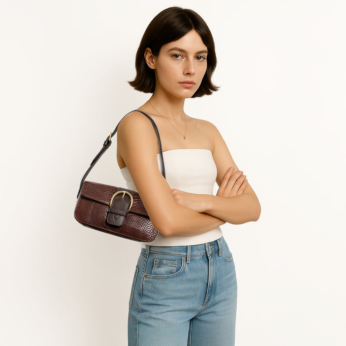 Tijiuana 05 Tan Leather Baguette