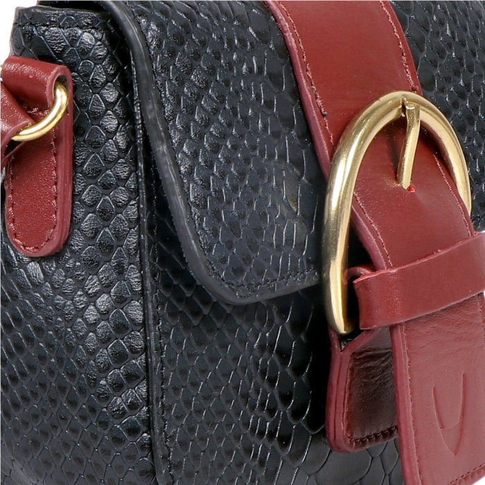 Tijuana 01 Blue Leather Sling Bag