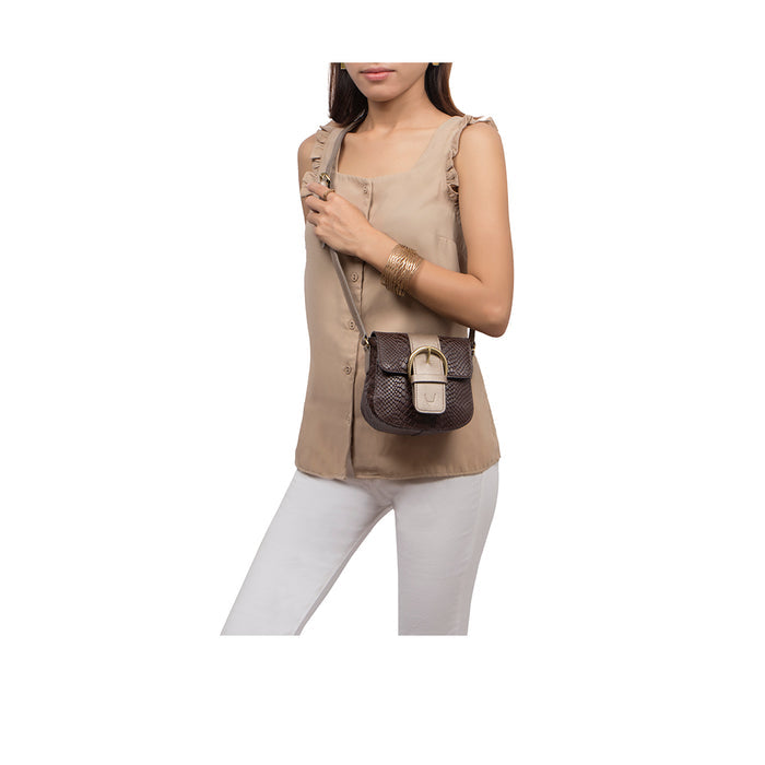 Tijuana 01 Brown Leather Sling Bag