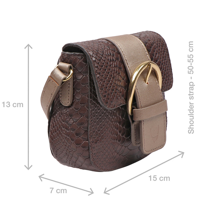 Tijuana 01 Brown Leather Sling Bag