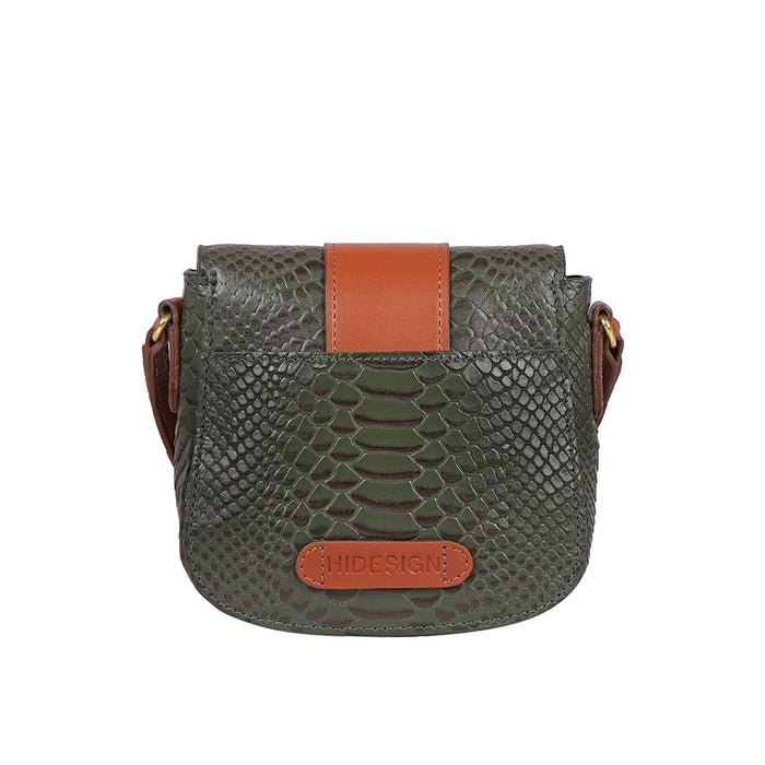 Tijuana 01 Green Leather Sling Bag