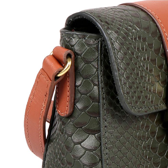 Tijuana 01 Green Leather Sling Bag