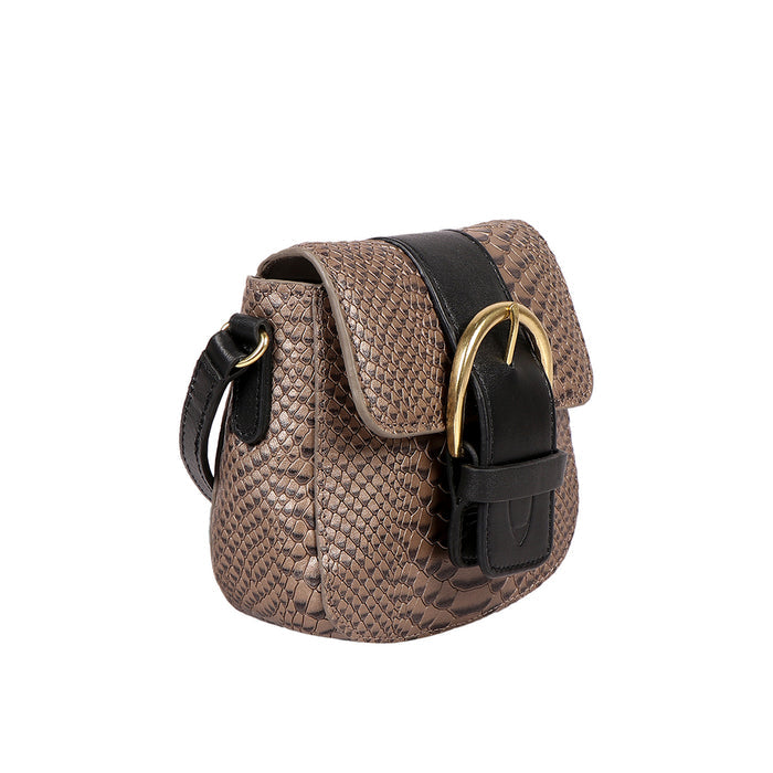 Tijuana 01 Grey Leather Sling Bag