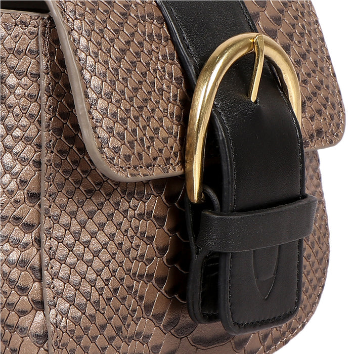 Tijuana 01 Grey Leather Sling Bag