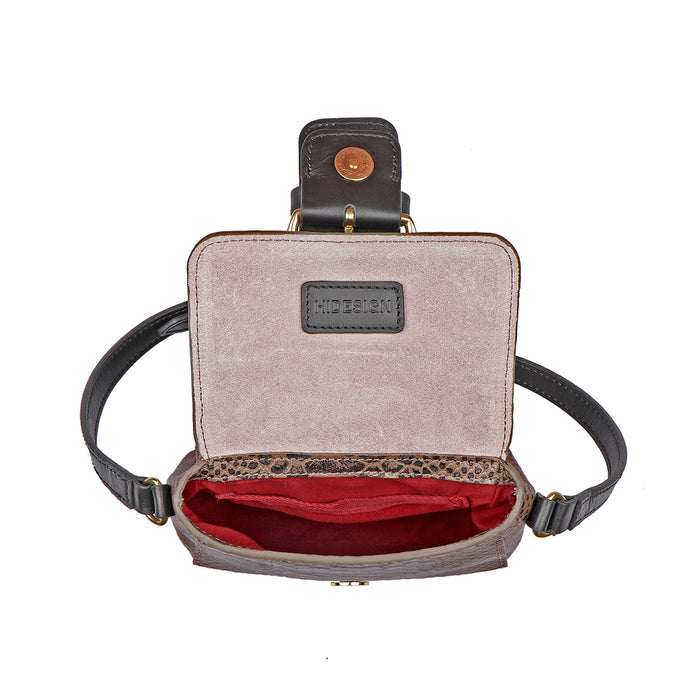 Tijuana 01 Grey Leather Sling Bag