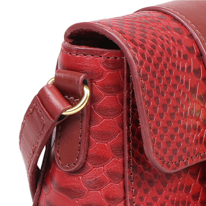 Tijuana 01 Marsala Leather Sling Bag