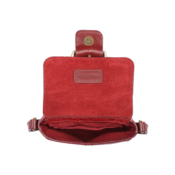 Tijuana 01 Marsala Leather Sling Bag