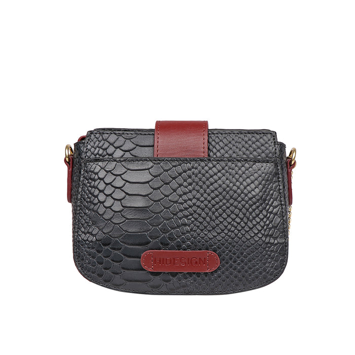 Tijuana 02 Blue Leather Sling Bag