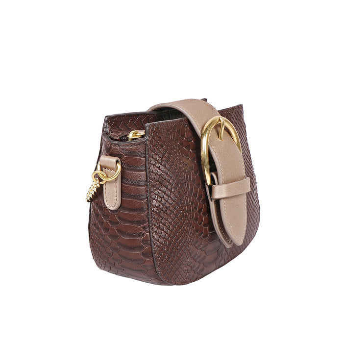 Tijuana 02 Brown Leather Sling Bag