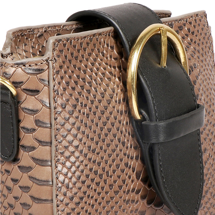 Tijuana 02 Grey Leather Sling Bag