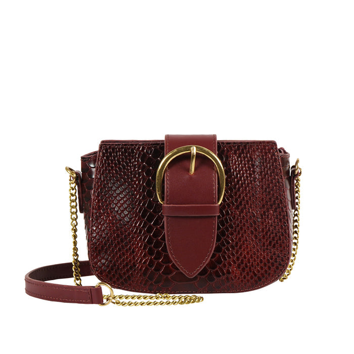 Tijuana 02 Marsala Leather Sling Bag