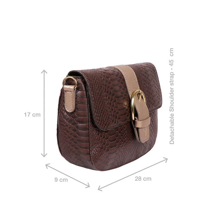Tijuana 04 Brown Leather Baguette
