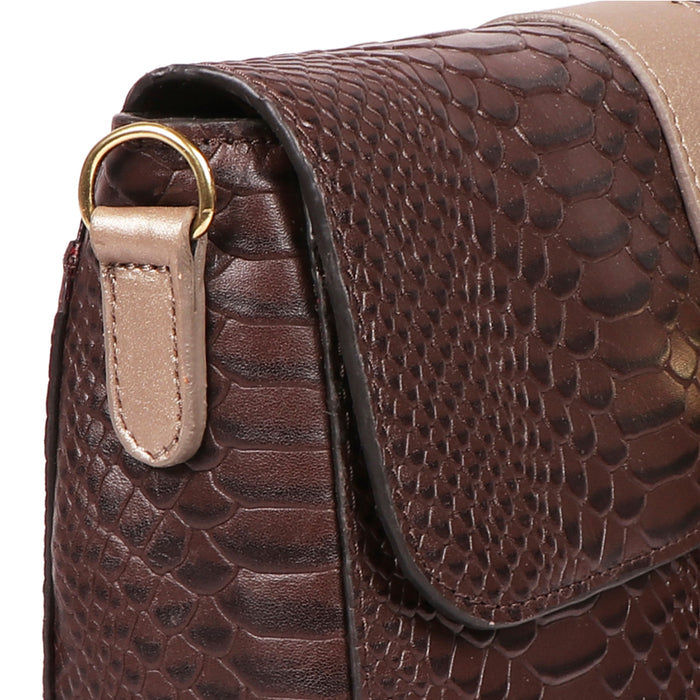 Tijuana 04 Brown Leather Baguette