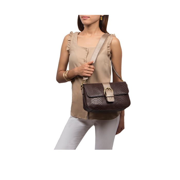 Tijuana 04 Brown Leather Baguette