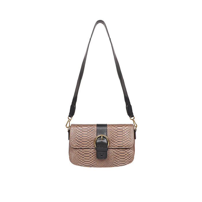 Tijuana 04 Grey Leather Baguette