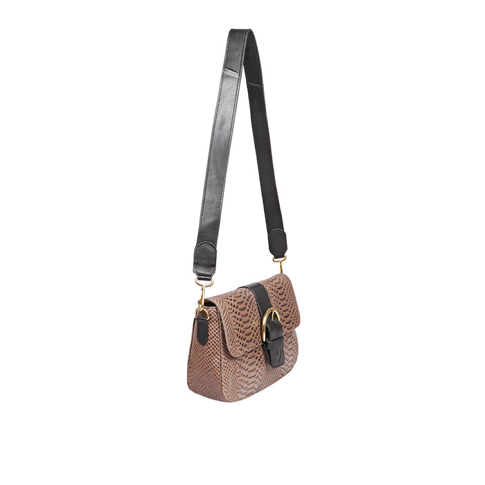 Tijuana 04 Grey Leather Baguette