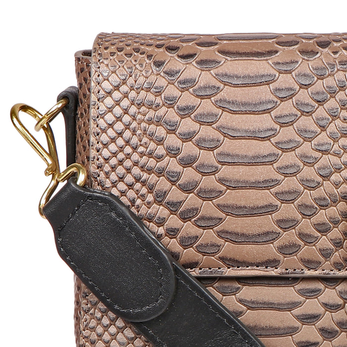 Tijuana 04 Grey Leather Baguette