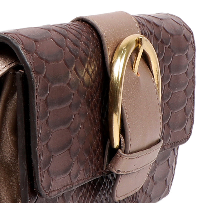 Tijuana W1 Brown Leather Sling Wallet