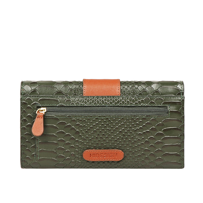 Tijuana W1 Green Leather Sling Wallet
