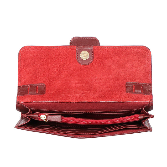 Tijuana W1 Marsala Leather Sling Wallet