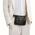Timbuktoo - 01 Black Leather  Belt Bag