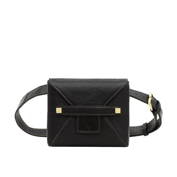 Timbuktoo - 01 Black Leather  Belt Bag
