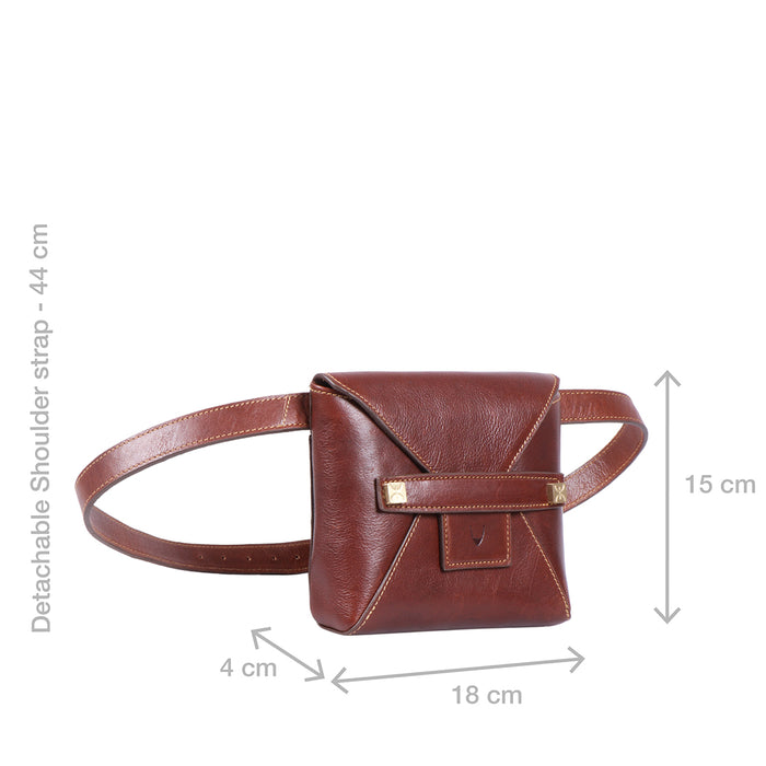 Timbuktoo - 01 Tan Leather  Belt Bag