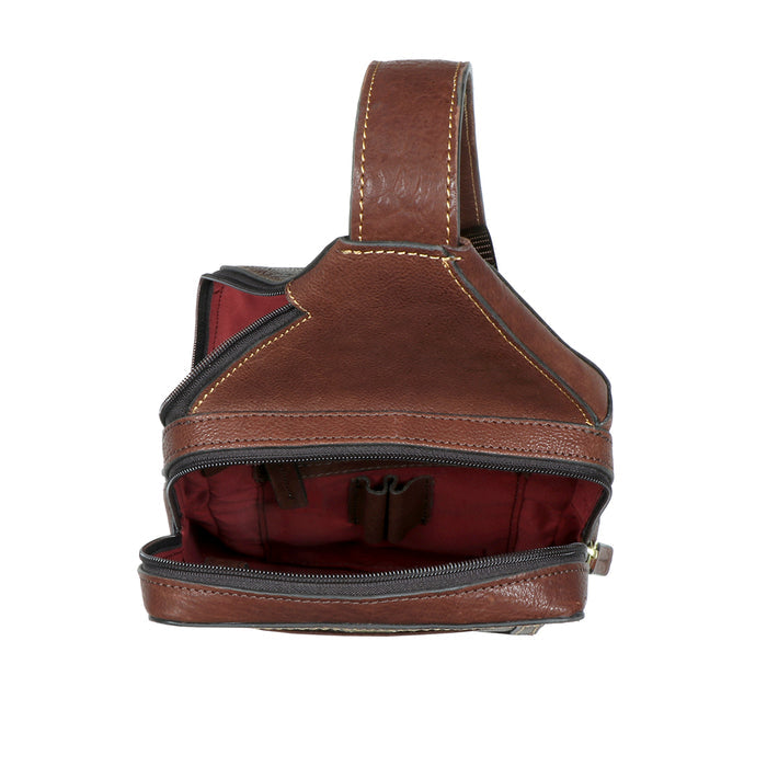 Timbuktoo - 02 Brown Leather  Crossbody