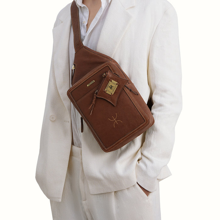 Timbuktoo - 02 Tan Leather  Crossbody