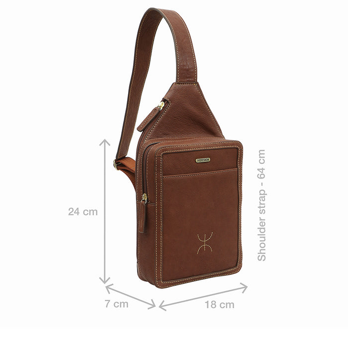 Timbuktoo - 02 Tan Leather  Crossbody