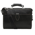 Timbuktoo - 03 Black Leather  Briefcase